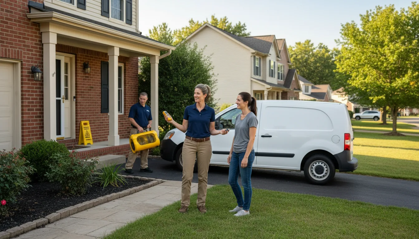 Water restoration image for Fire And Smoke Damage Restoration in Wooton, KY
